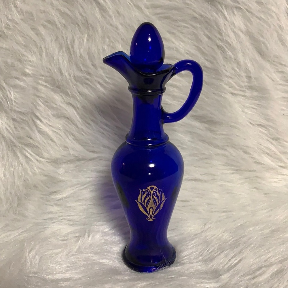 3/$15  Vintage Cobalt Blue Avon Bottle